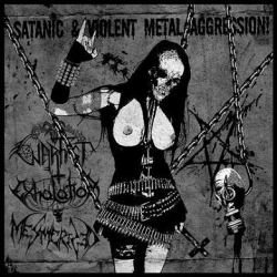 WARFIST / EXHALATION / MESMERIZED Satanic And Violent Metal Aggresion